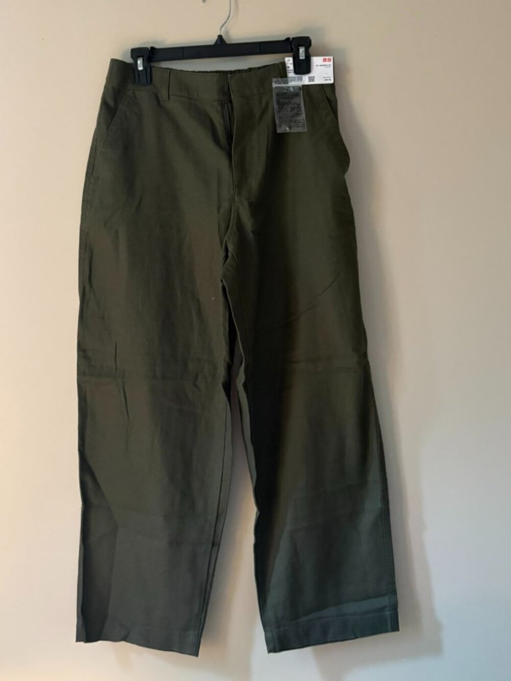 NWT Uniqlo Linen Cotton Tapered Pants Size Medium